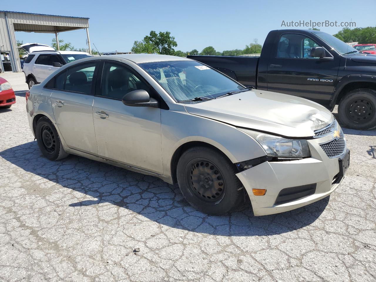 2013 Chevrolet Cruze Ls Green vin: 1G1PA5SH9D7192584