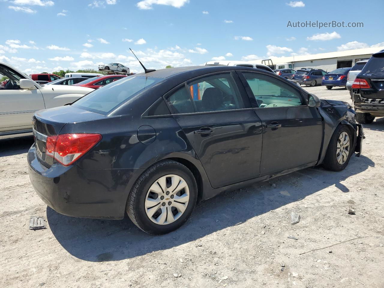 2014 Chevrolet Cruze Ls Black vin: 1G1PA5SH9E7335583