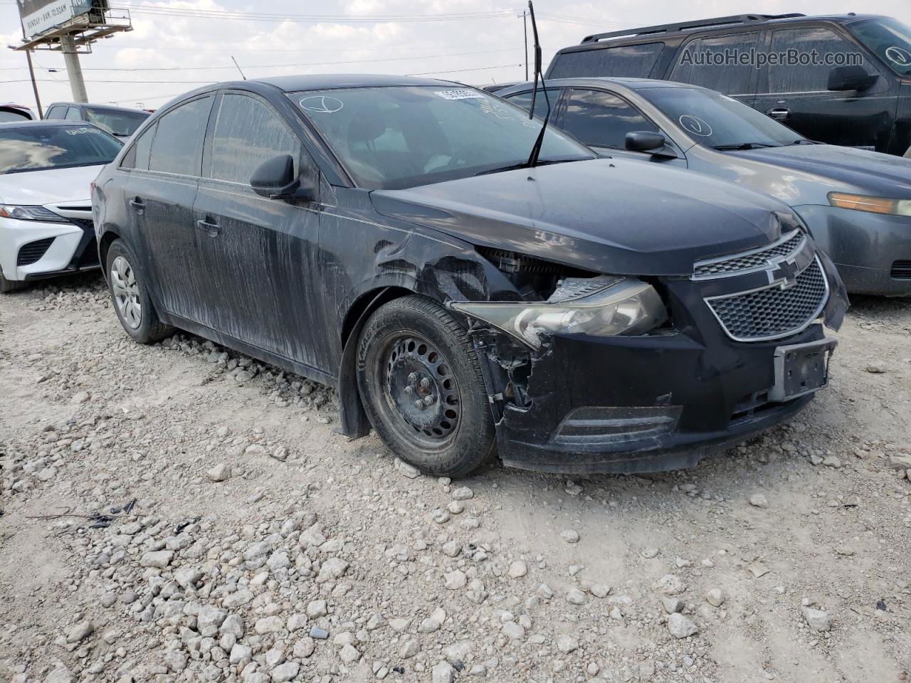 2014 Chevrolet Cruze Ls Black vin: 1G1PA5SH9E7448370