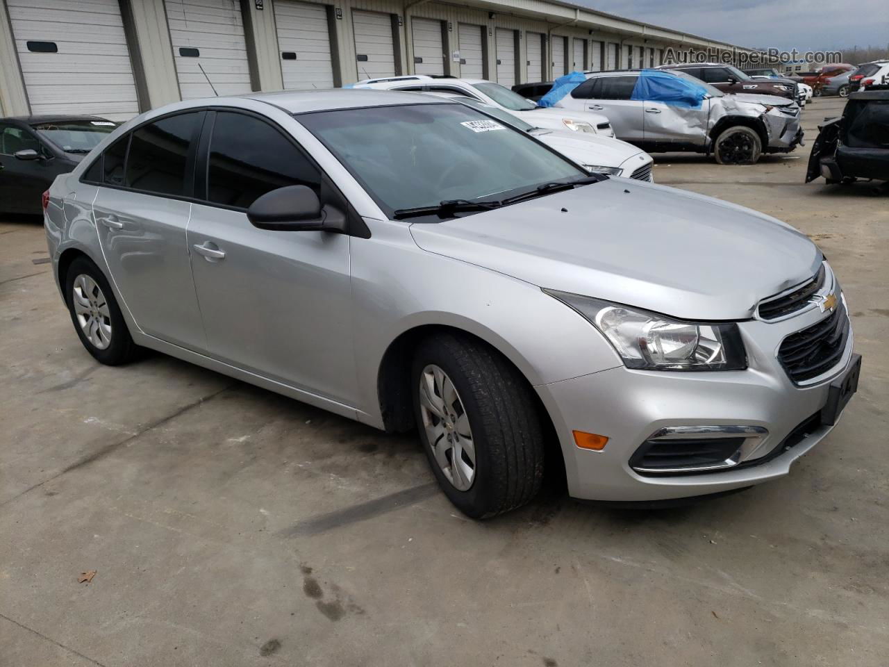 2015 Chevrolet Cruze Ls Silver vin: 1G1PA5SH9F7148099