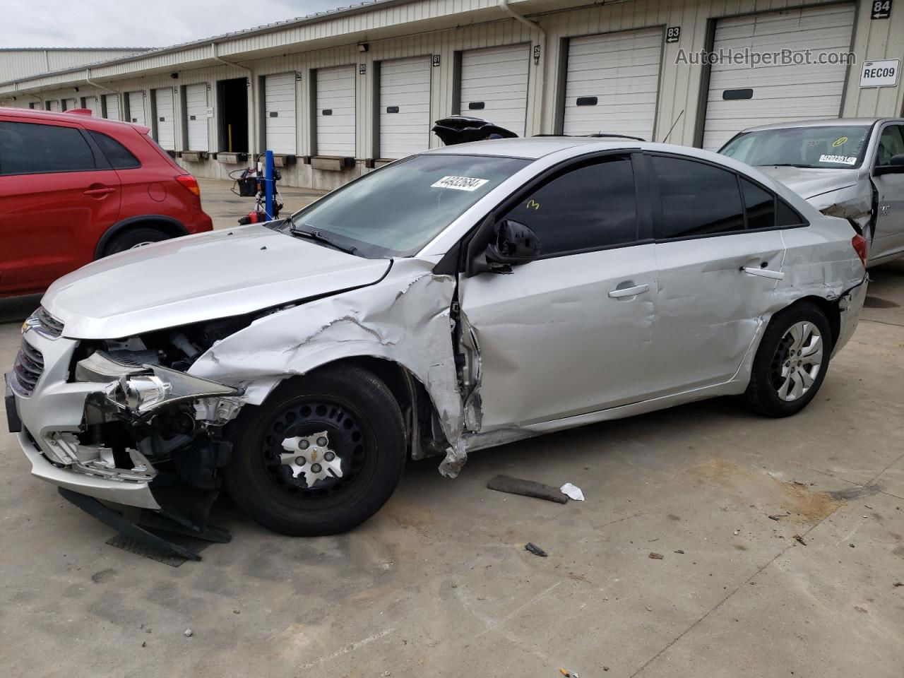 2015 Chevrolet Cruze Ls Silver vin: 1G1PA5SH9F7148099