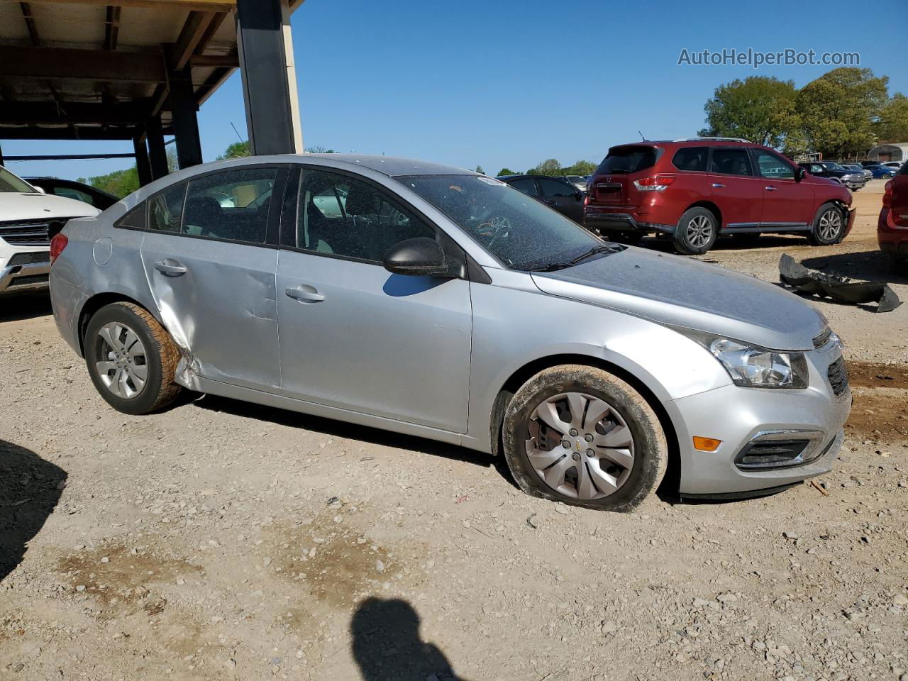 2015 Chevrolet Cruze Ls Silver vin: 1G1PA5SH9F7166781