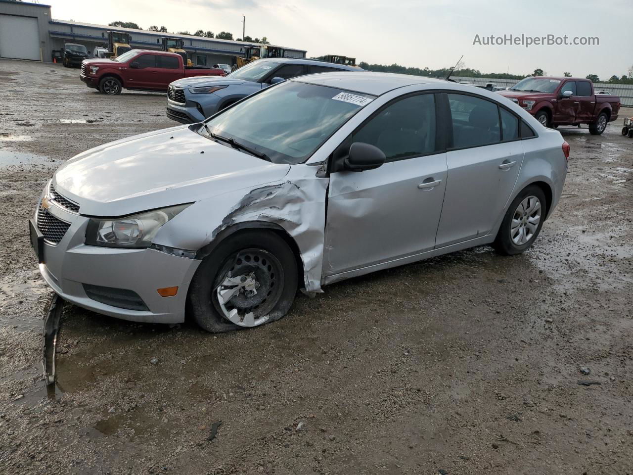 2013 Chevrolet Cruze Ls Gray vin: 1G1PA5SHXD7153082