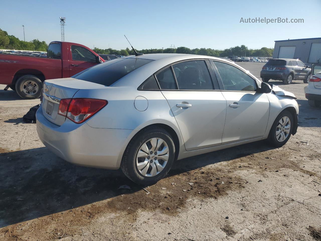 2013 Chevrolet Cruze Ls Silver vin: 1G1PA5SHXD7172358