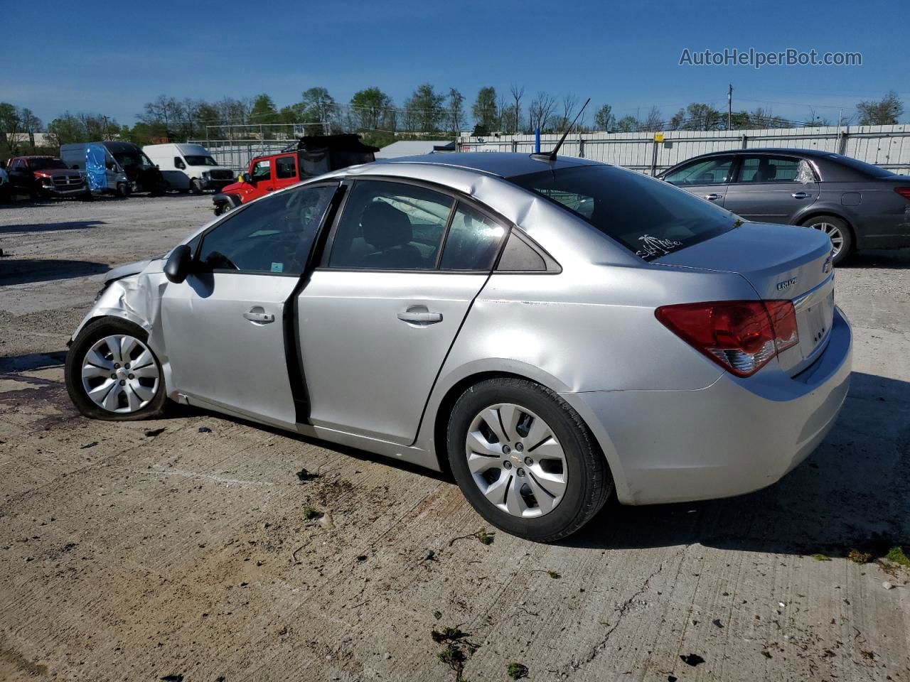 2013 Chevrolet Cruze Ls Silver vin: 1G1PA5SHXD7199897