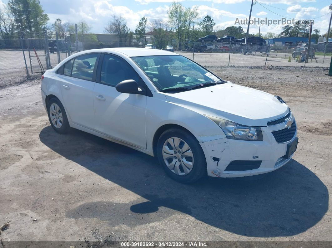 2013 Chevrolet Cruze Ls Auto White vin: 1G1PA5SHXD7220764