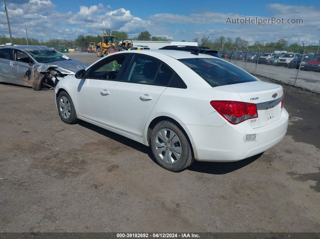 2013 Chevrolet Cruze Ls Auto White vin: 1G1PA5SHXD7220764