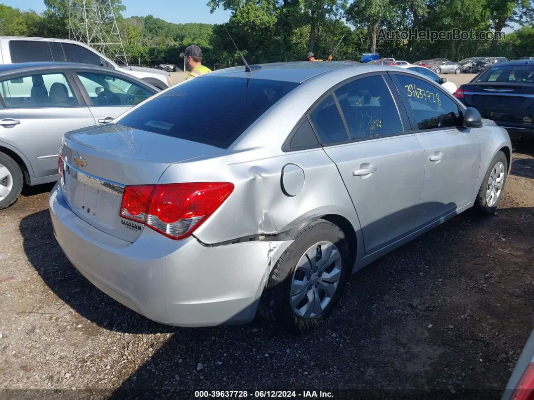 2013 Chevrolet Cruze Ls Auto Silver vin: 1G1PA5SHXD7303515