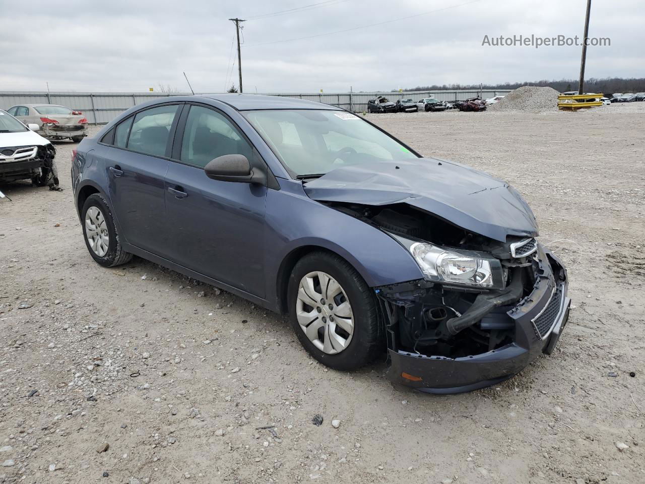 2014 Chevrolet Cruze Ls Blue vin: 1G1PA5SHXE7216411