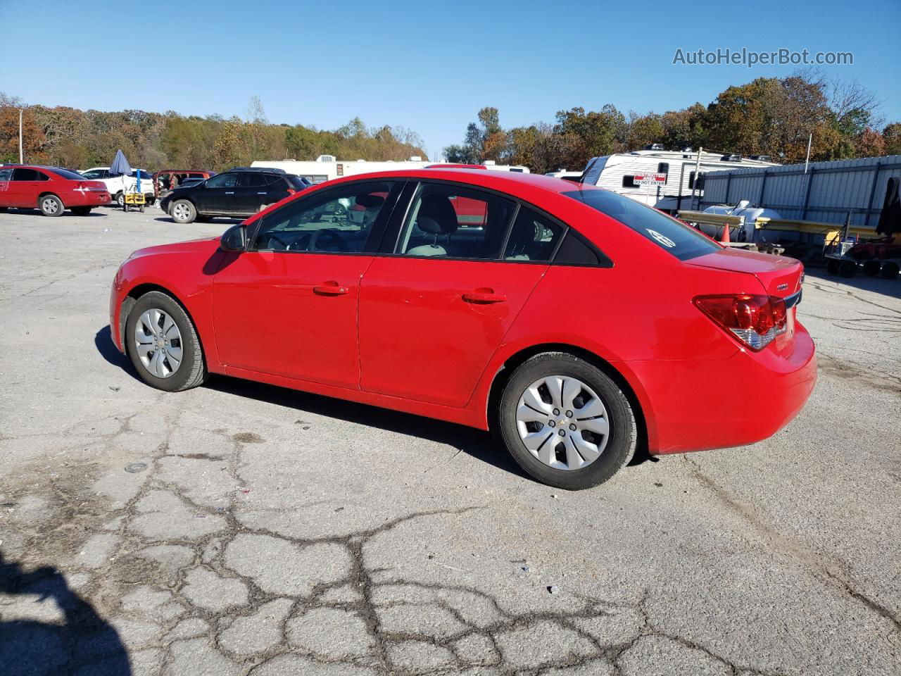 2014 Chevrolet Cruze Ls Red vin: 1G1PA5SHXE7332191