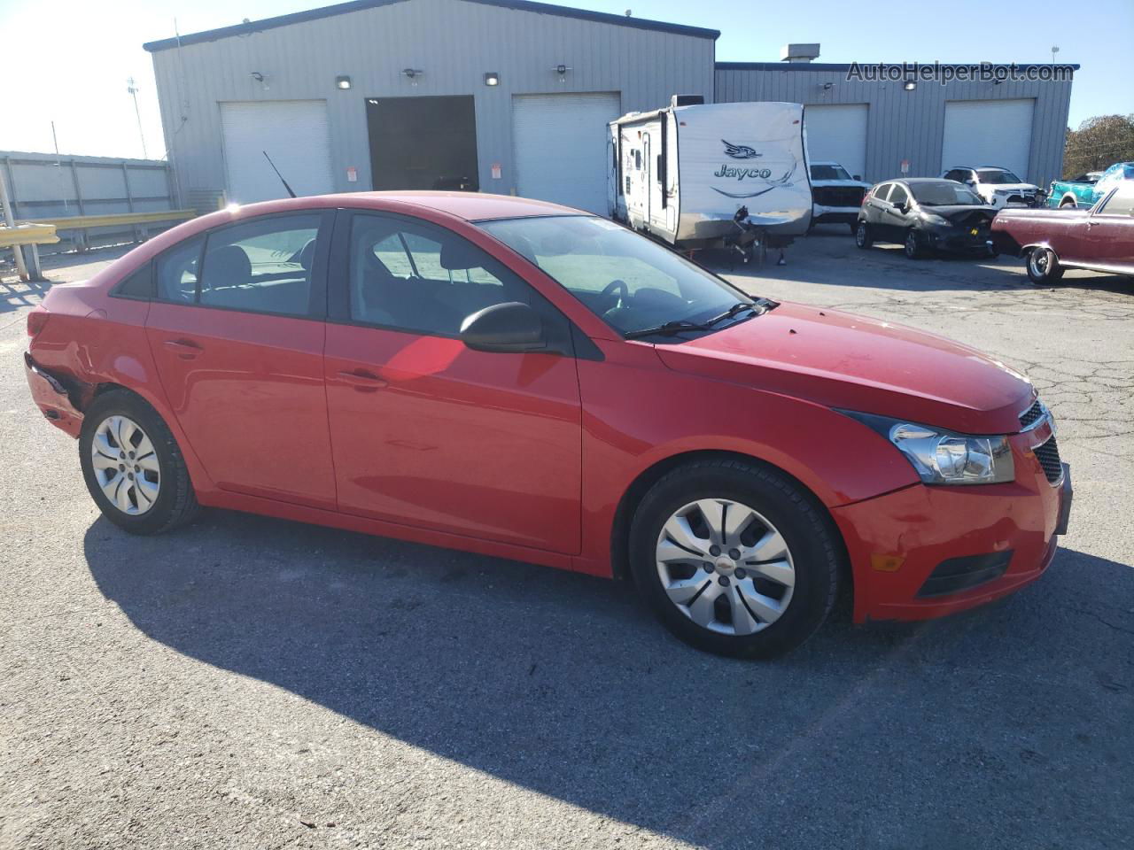 2014 Chevrolet Cruze Ls Red vin: 1G1PA5SHXE7332191