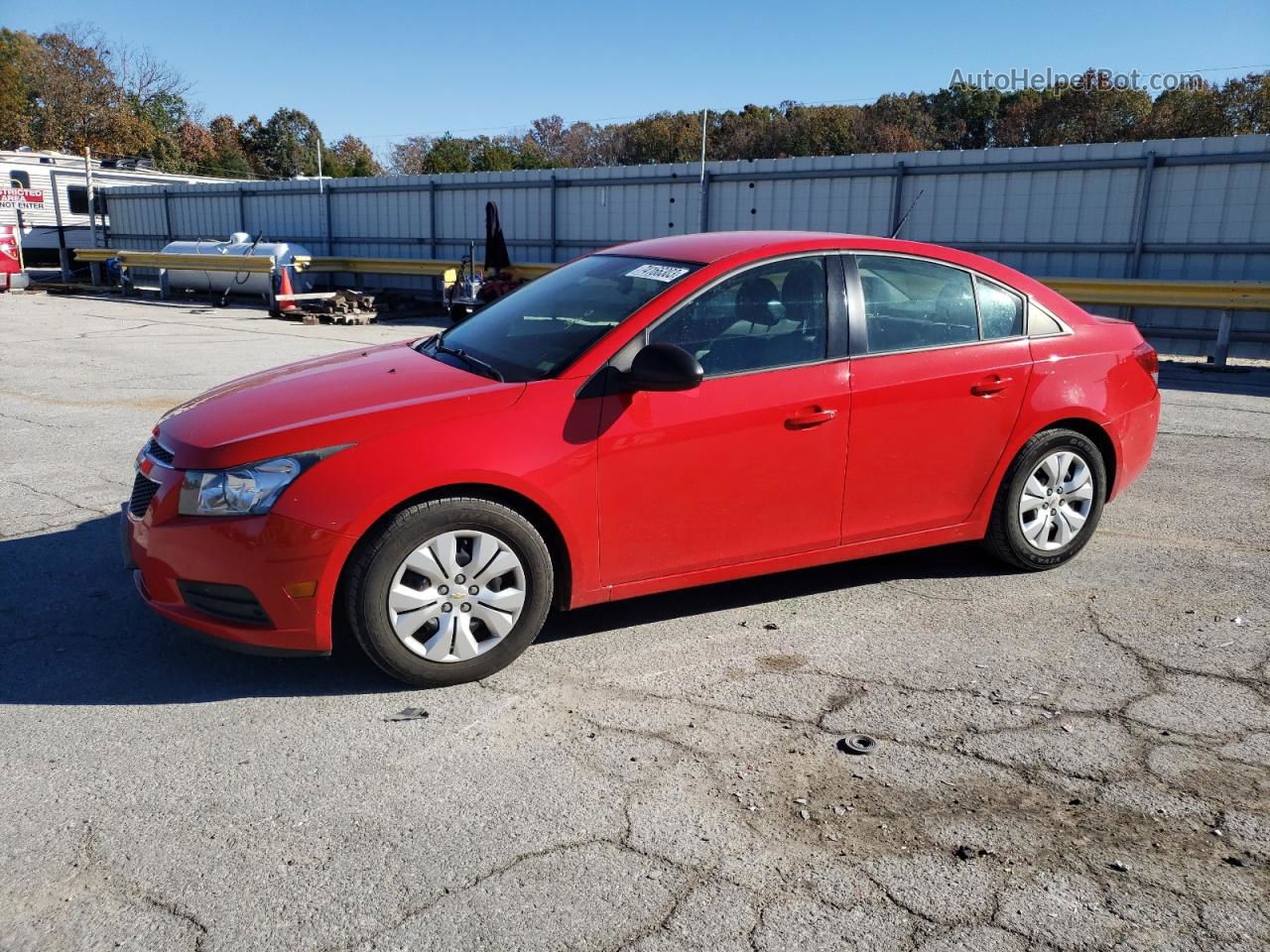 2014 Chevrolet Cruze Ls Red vin: 1G1PA5SHXE7332191