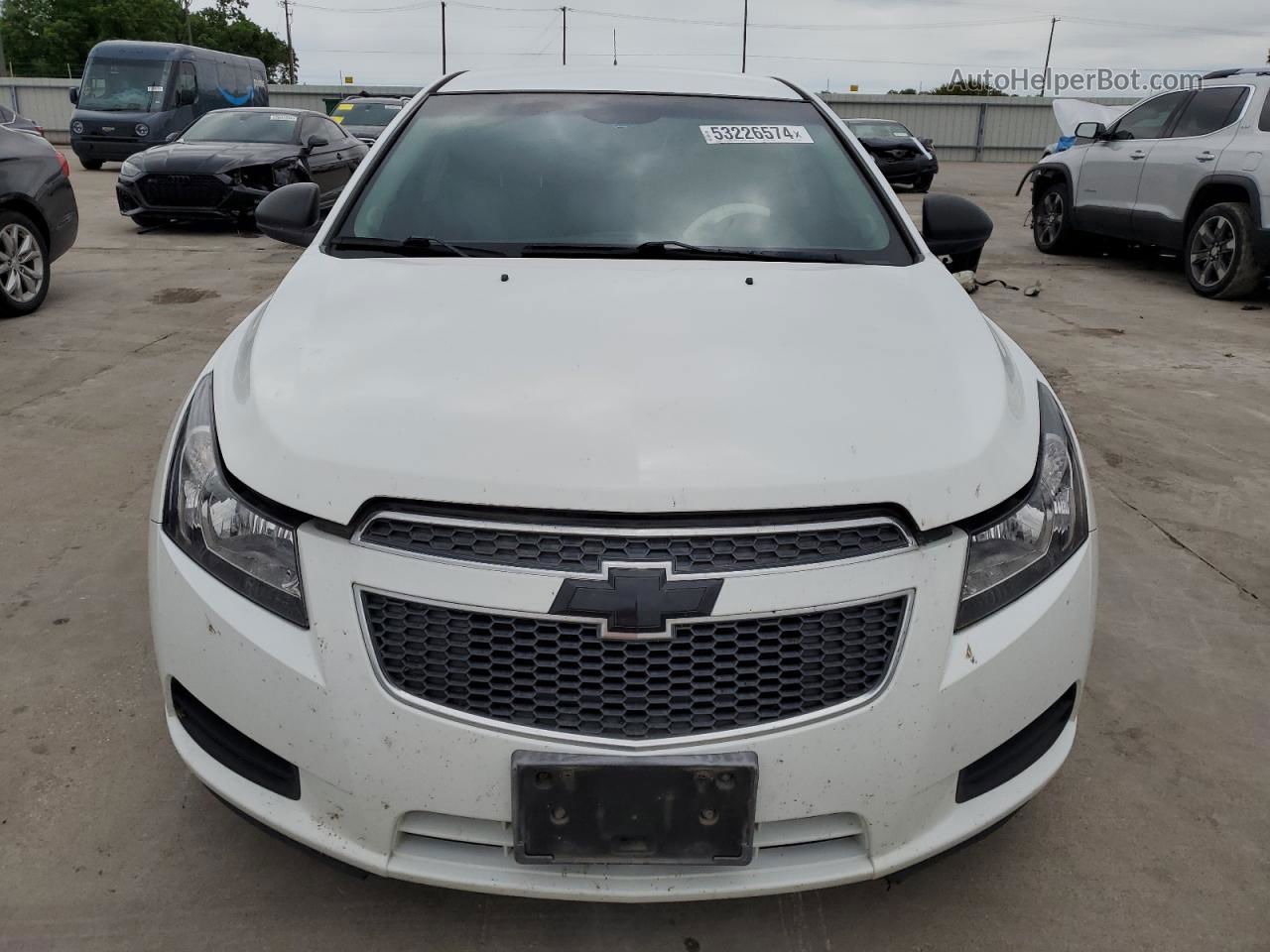 2014 Chevrolet Cruze Ls White vin: 1G1PA5SHXE7362372