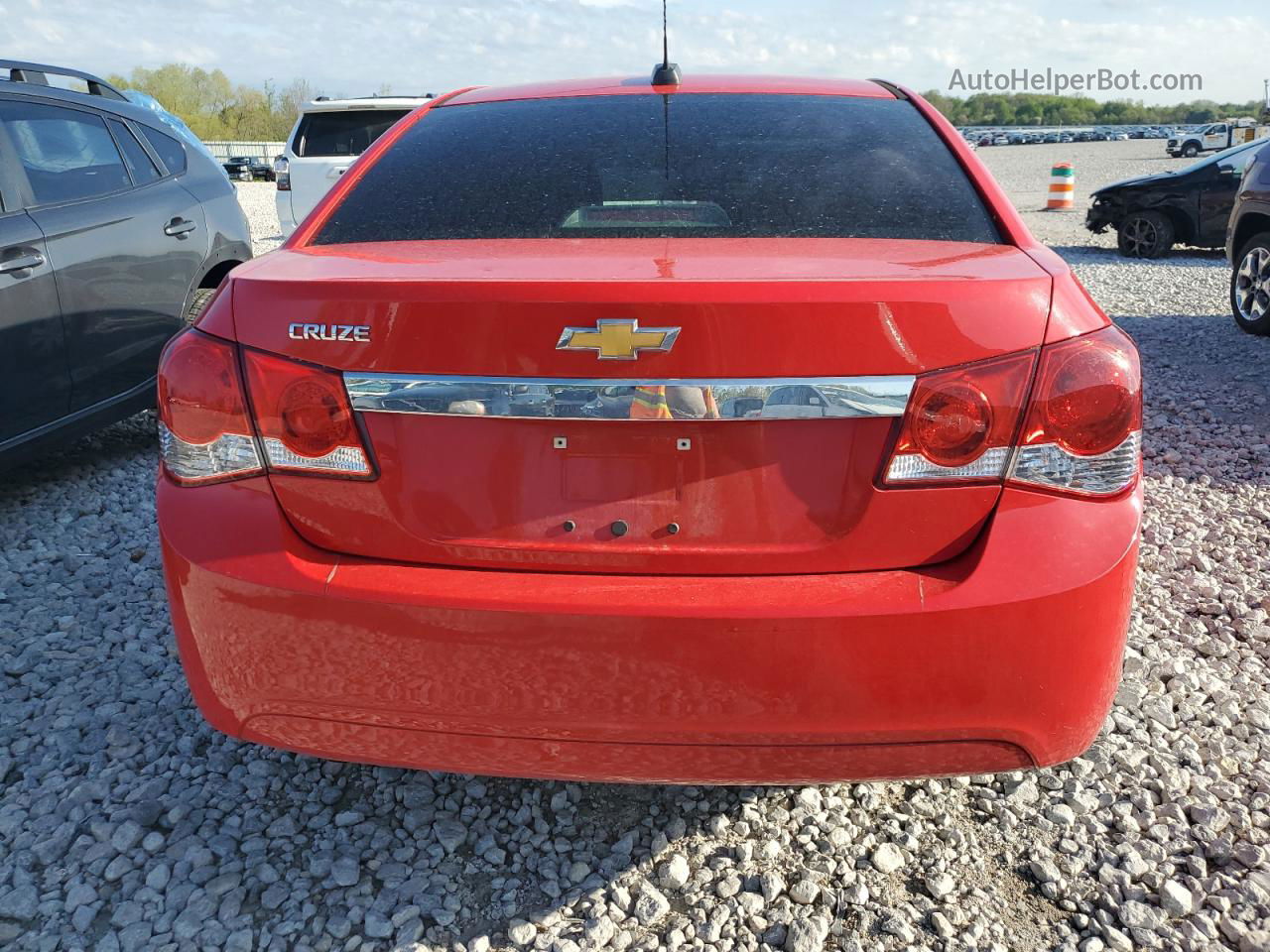 2015 Chevrolet Cruze Ls Red vin: 1G1PA5SHXF7216586