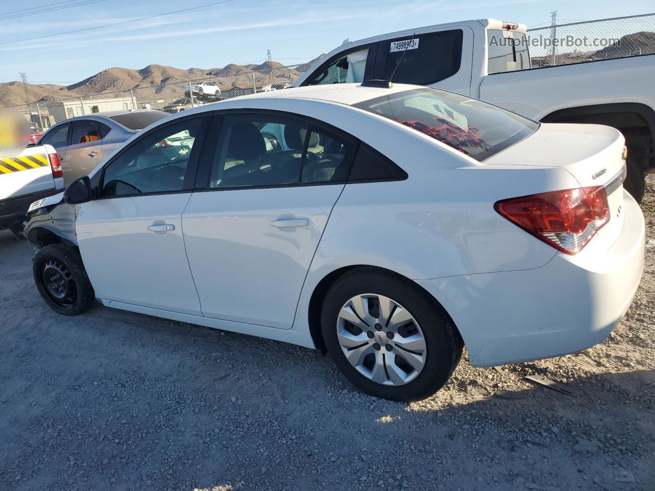 2015 Chevrolet Cruze Ls White vin: 1G1PA5SHXF7265769