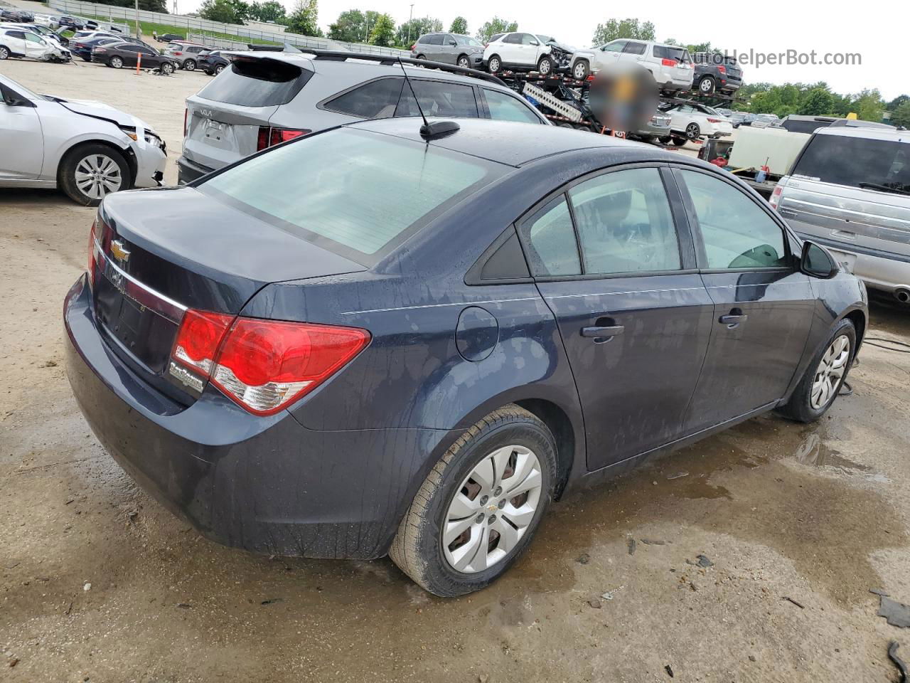 2015 Chevrolet Cruze Ls Blue vin: 1G1PA5SHXF7295192