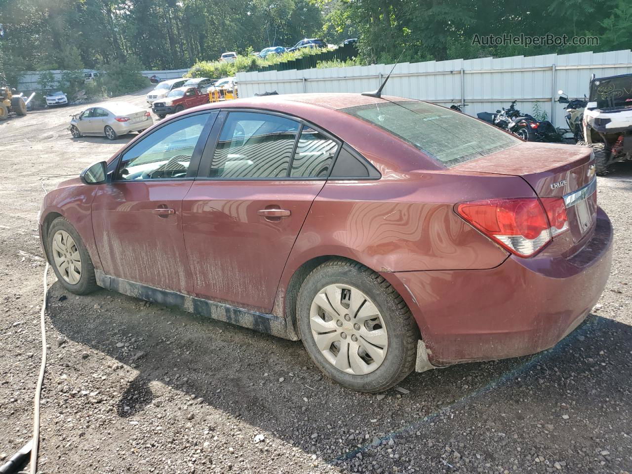 2013 Chevrolet Cruze Ls Brown vin: 1G1PB5SG7D7142612