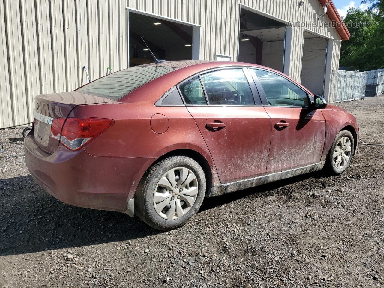 2013 Chevrolet Cruze Ls Brown vin: 1G1PB5SG7D7142612