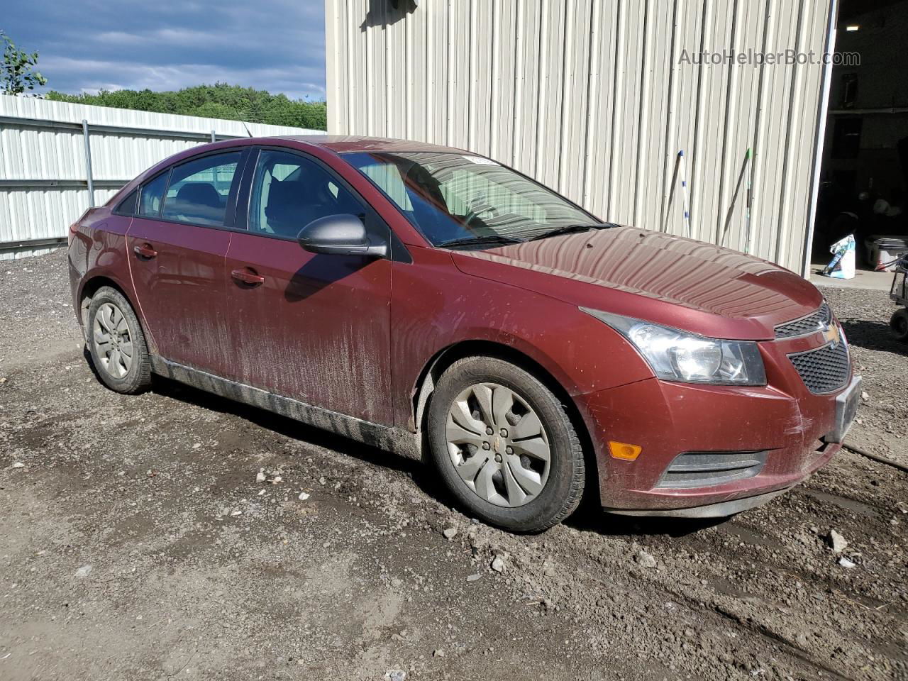 2013 Chevrolet Cruze Ls Brown vin: 1G1PB5SG7D7142612