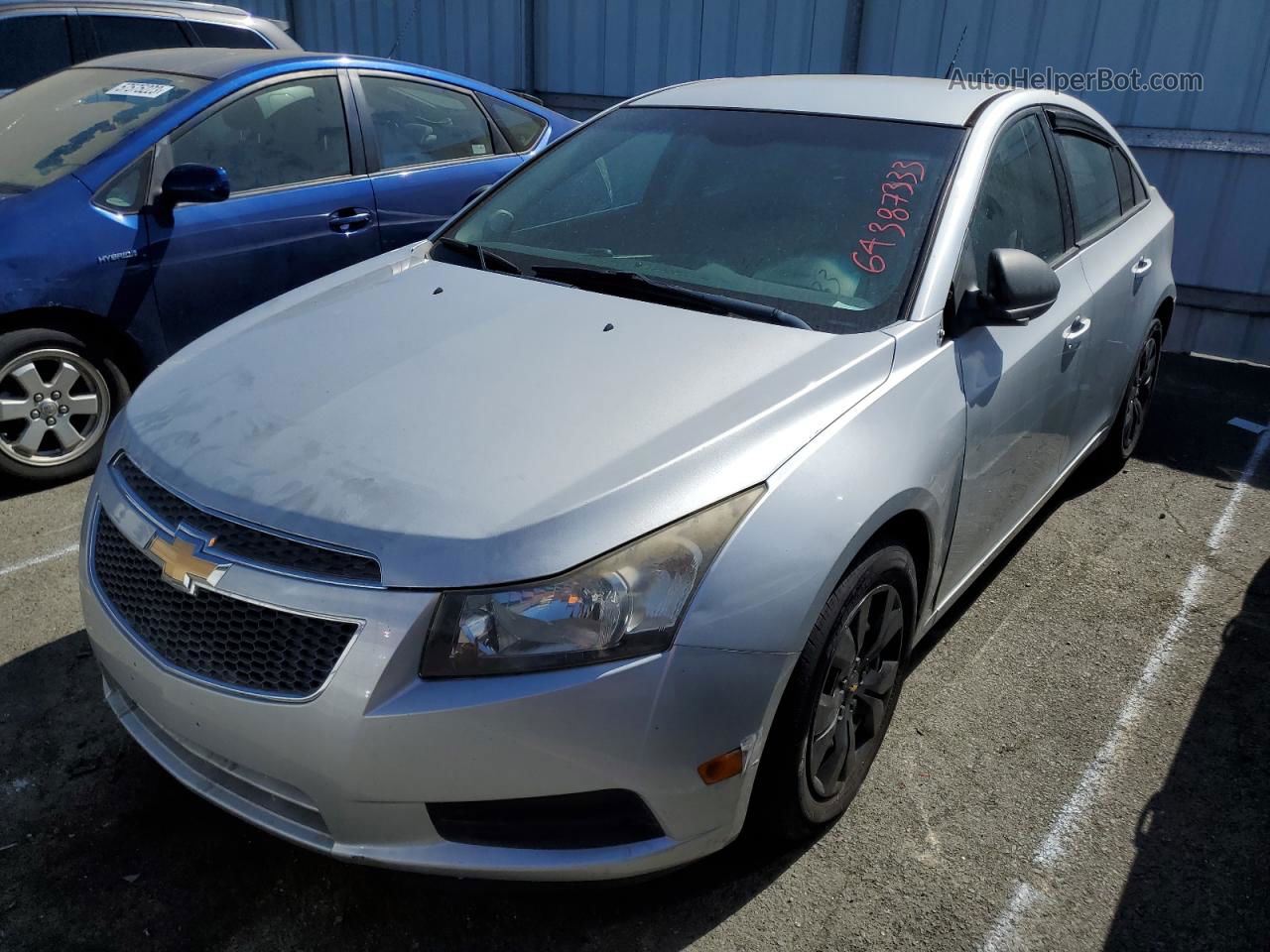 2013 Chevrolet Cruze Ls Silver vin: 1G1PB5SH0D7219037