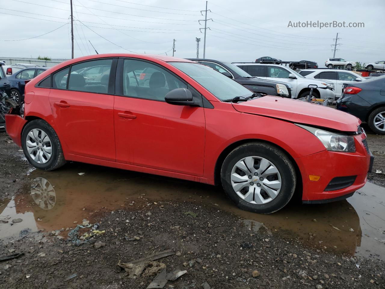 2014 Chevrolet Cruze Ls Красный vin: 1G1PB5SH1E7181867