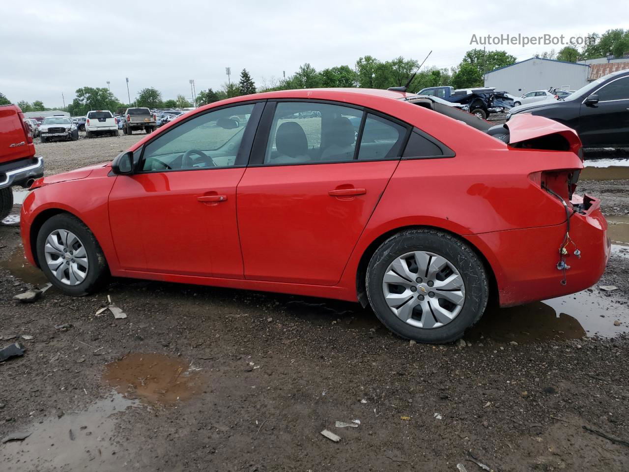 2014 Chevrolet Cruze Ls Красный vin: 1G1PB5SH1E7181867