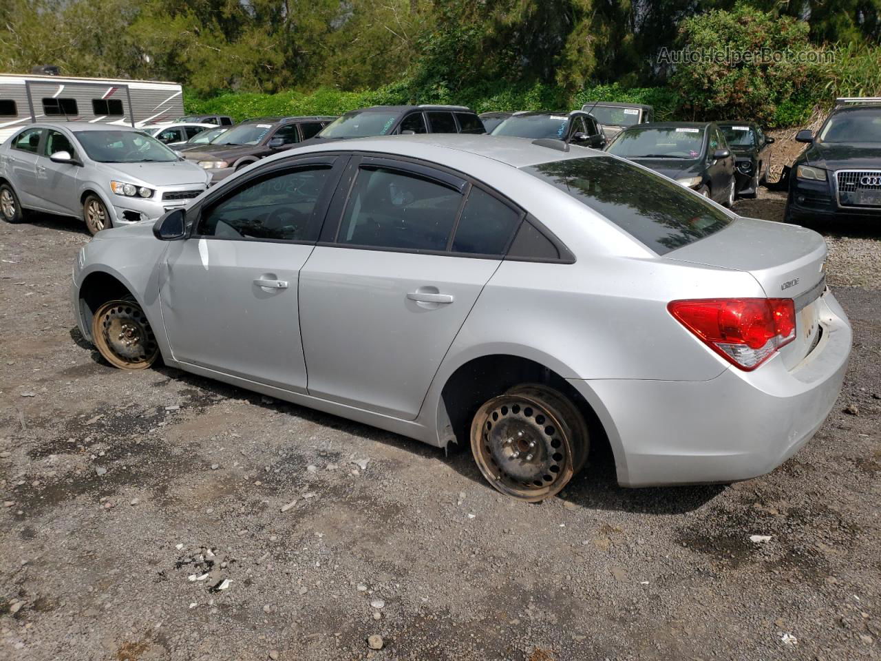 2015 Chevrolet Cruze Ls Silver vin: 1G1PB5SH1F7138163