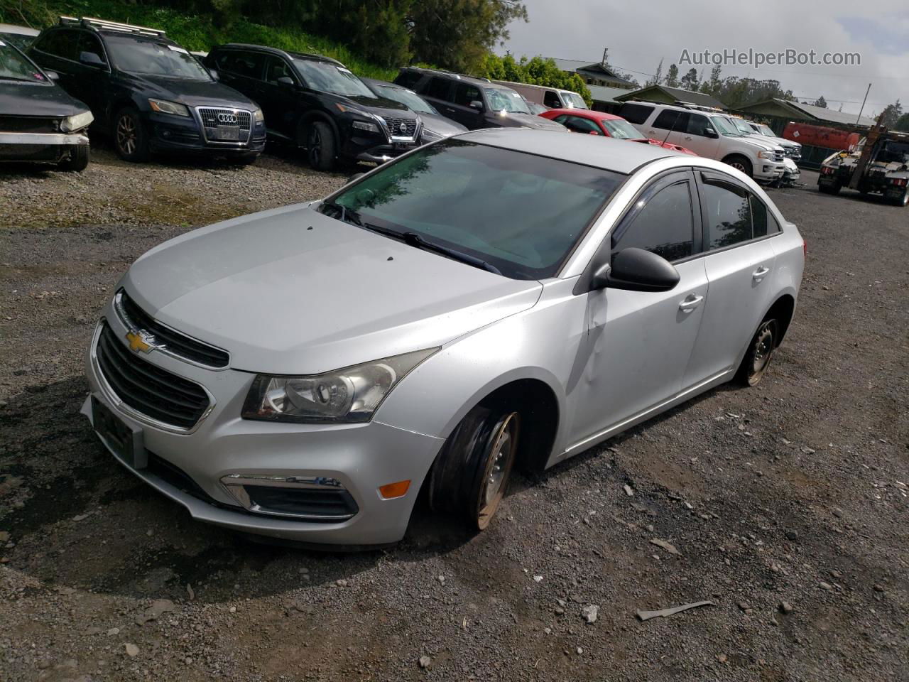 2015 Chevrolet Cruze Ls Серебряный vin: 1G1PB5SH1F7138163