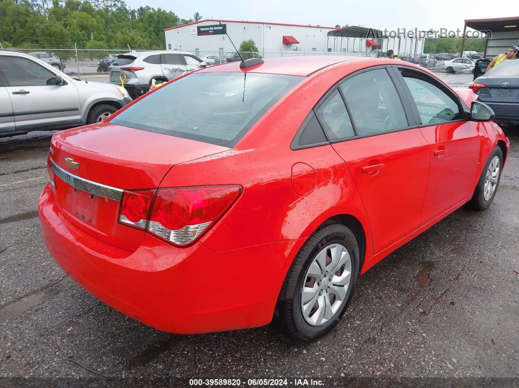 2016 Chevrolet Cruze Limited Ls Manual Red vin: 1G1PB5SH2G7169696