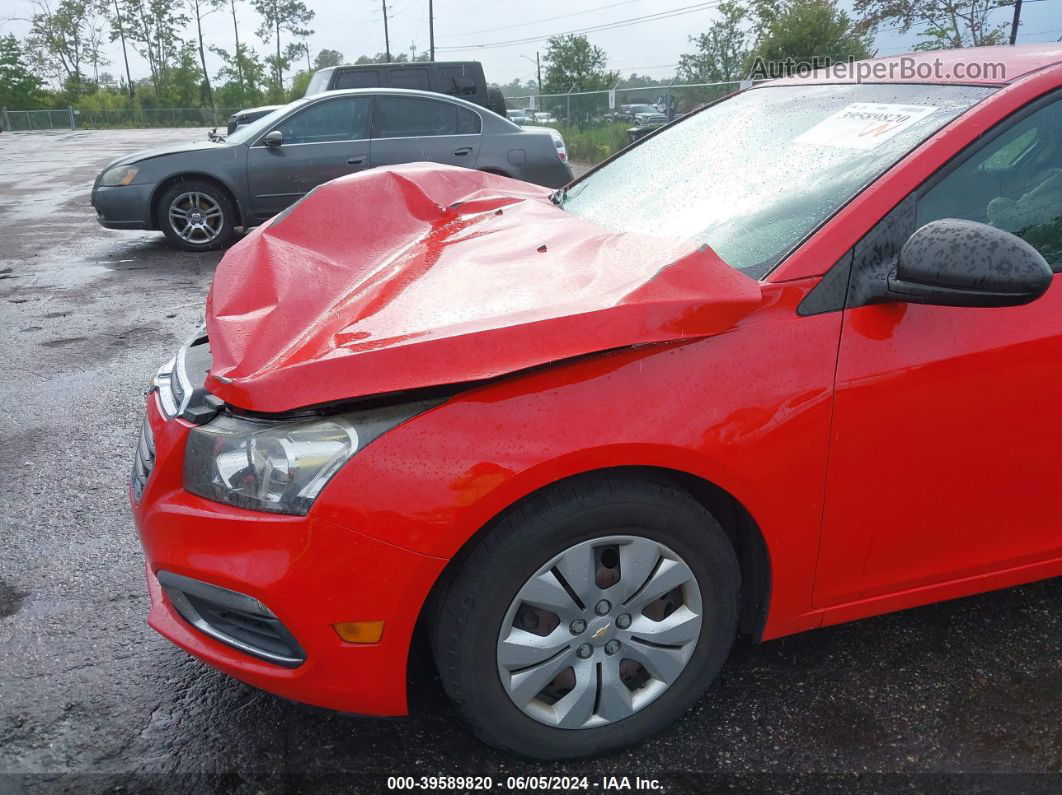 2016 Chevrolet Cruze Limited Ls Manual Red vin: 1G1PB5SH2G7169696