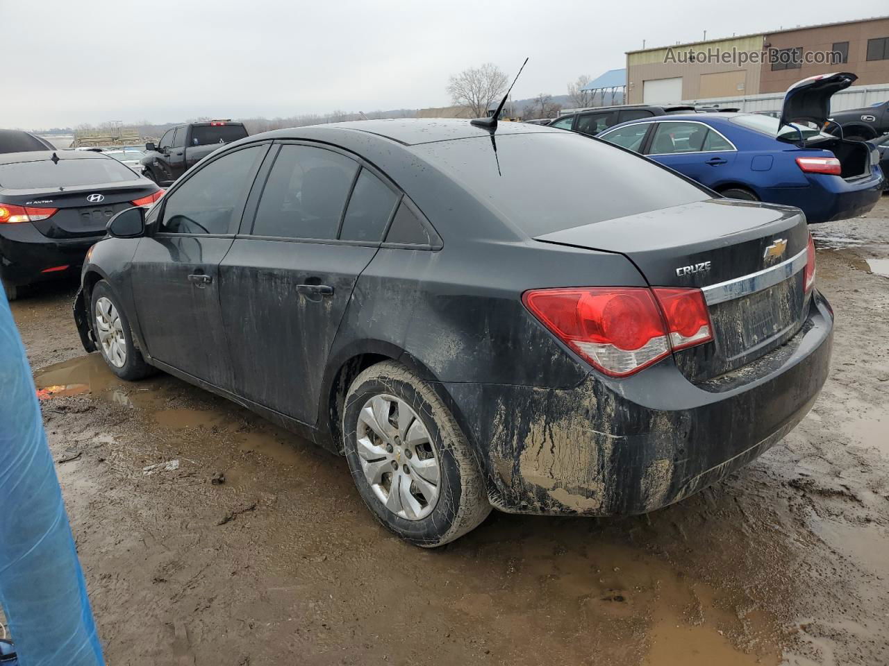 2013 Chevrolet Cruze Ls Black vin: 1G1PB5SH3D7245275