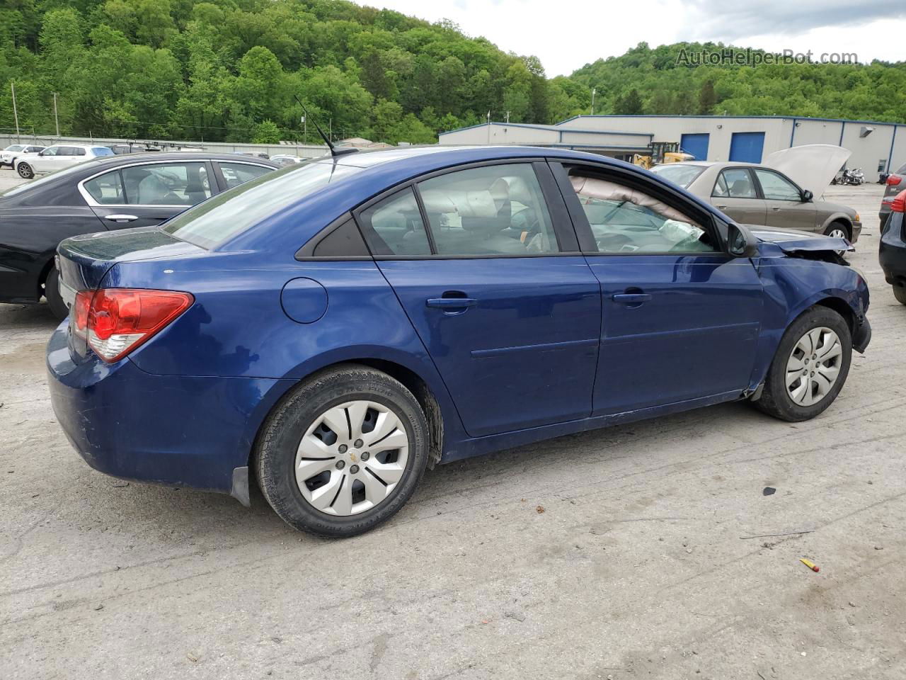 2013 Chevrolet Cruze Ls Blue vin: 1G1PB5SH5D7170529