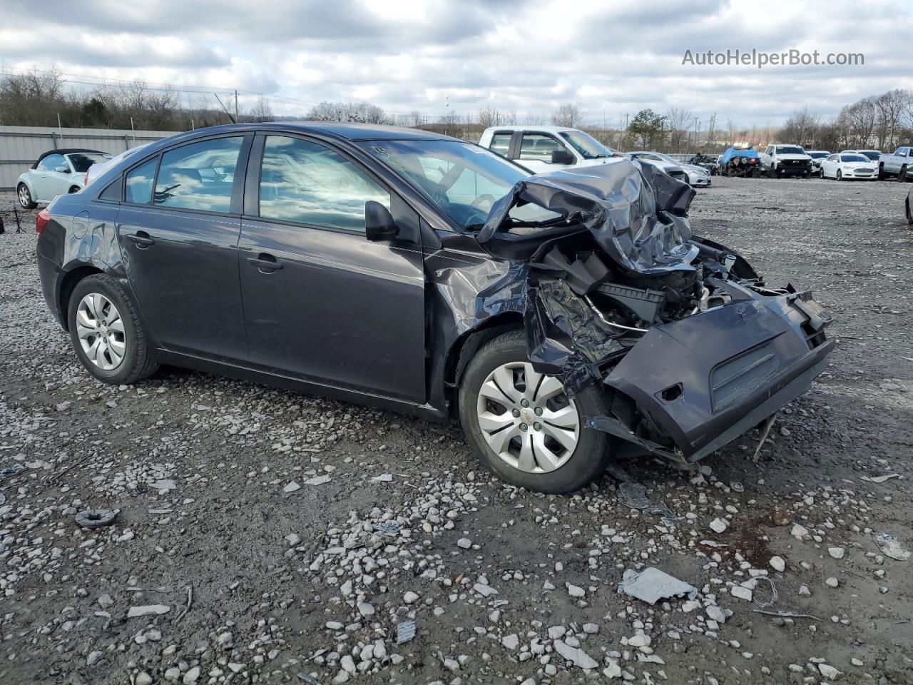 2014 Chevrolet Cruze Ls Black vin: 1G1PB5SH7E7102444