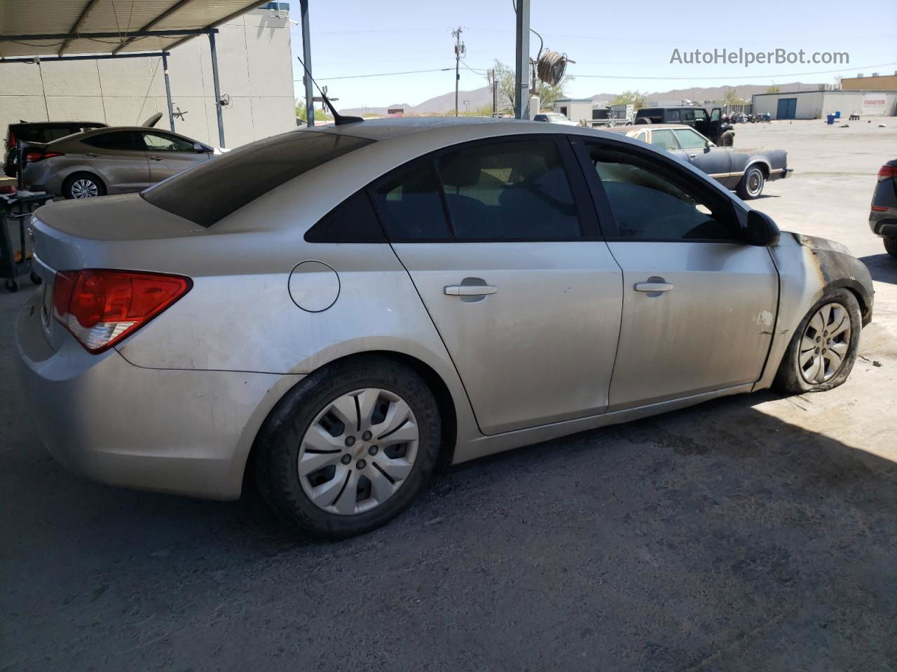 2014 Chevrolet Cruze Ls Silver vin: 1G1PB5SH7E7325499