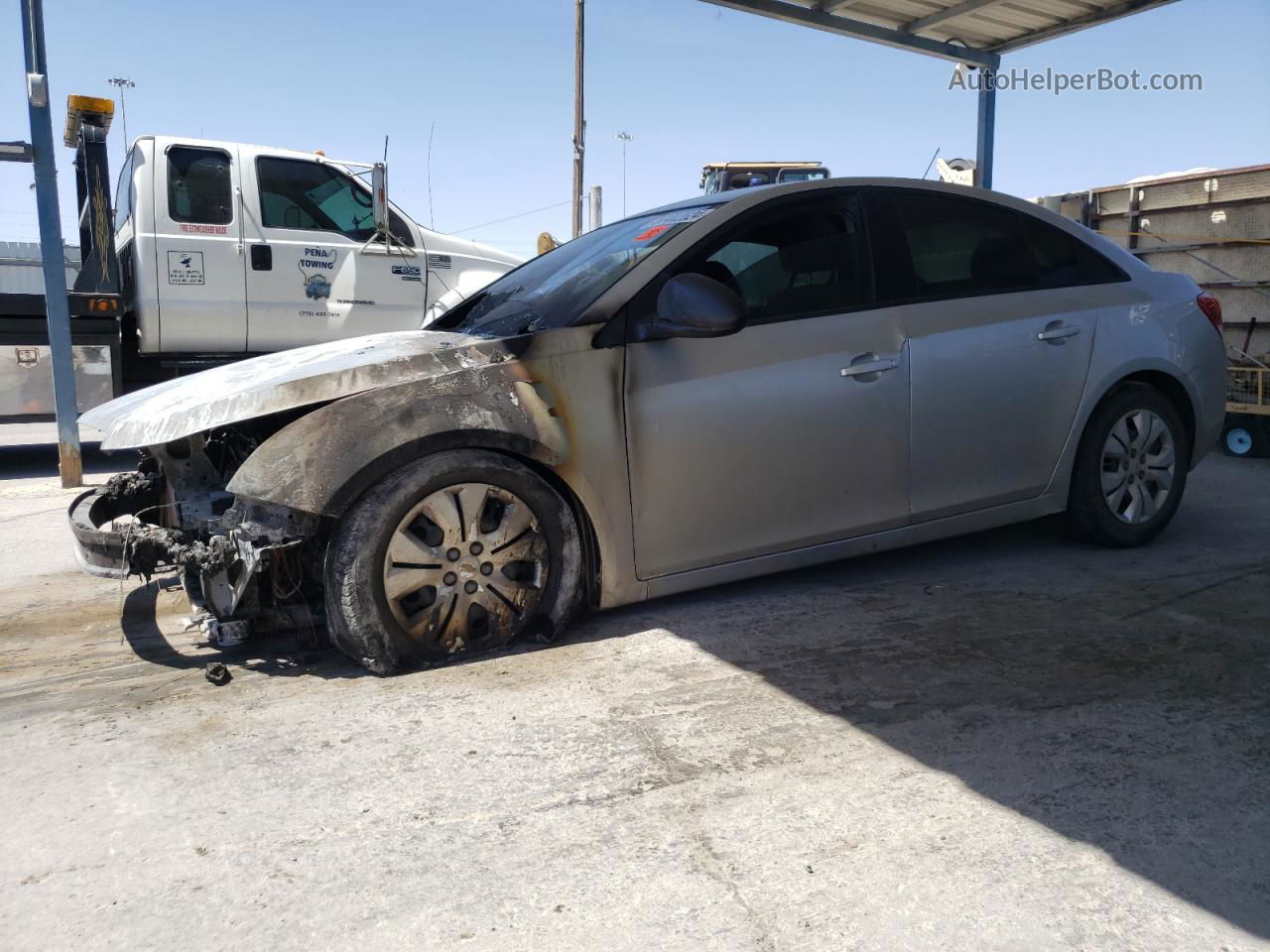 2014 Chevrolet Cruze Ls Silver vin: 1G1PB5SH7E7325499