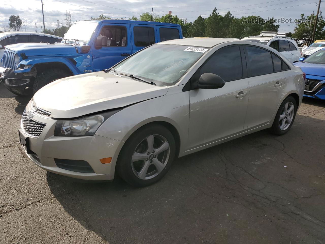 2014 Chevrolet Cruze Ls Gold vin: 1G1PB5SH8E7201757