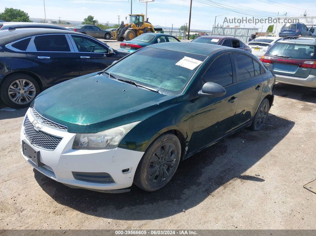 2014 Chevrolet Cruze Ls Manual Green vin: 1G1PB5SH9E7325097