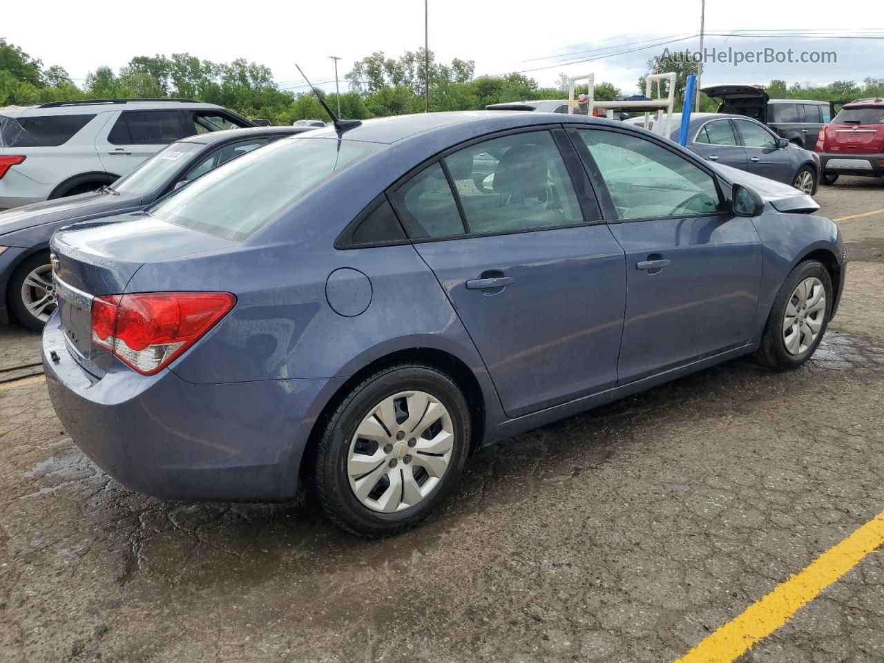 2014 Chevrolet Cruze Ls Blue vin: 1G1PB5SHXE7191474