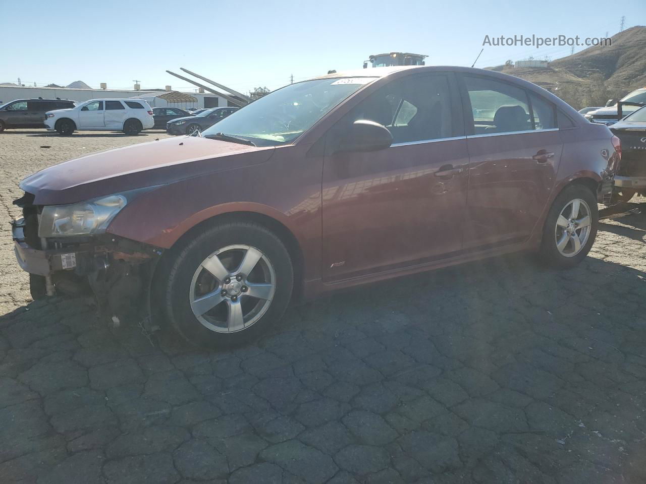 2013 Chevrolet Cruze Lt Brown vin: 1G1PC5SB0D7123336