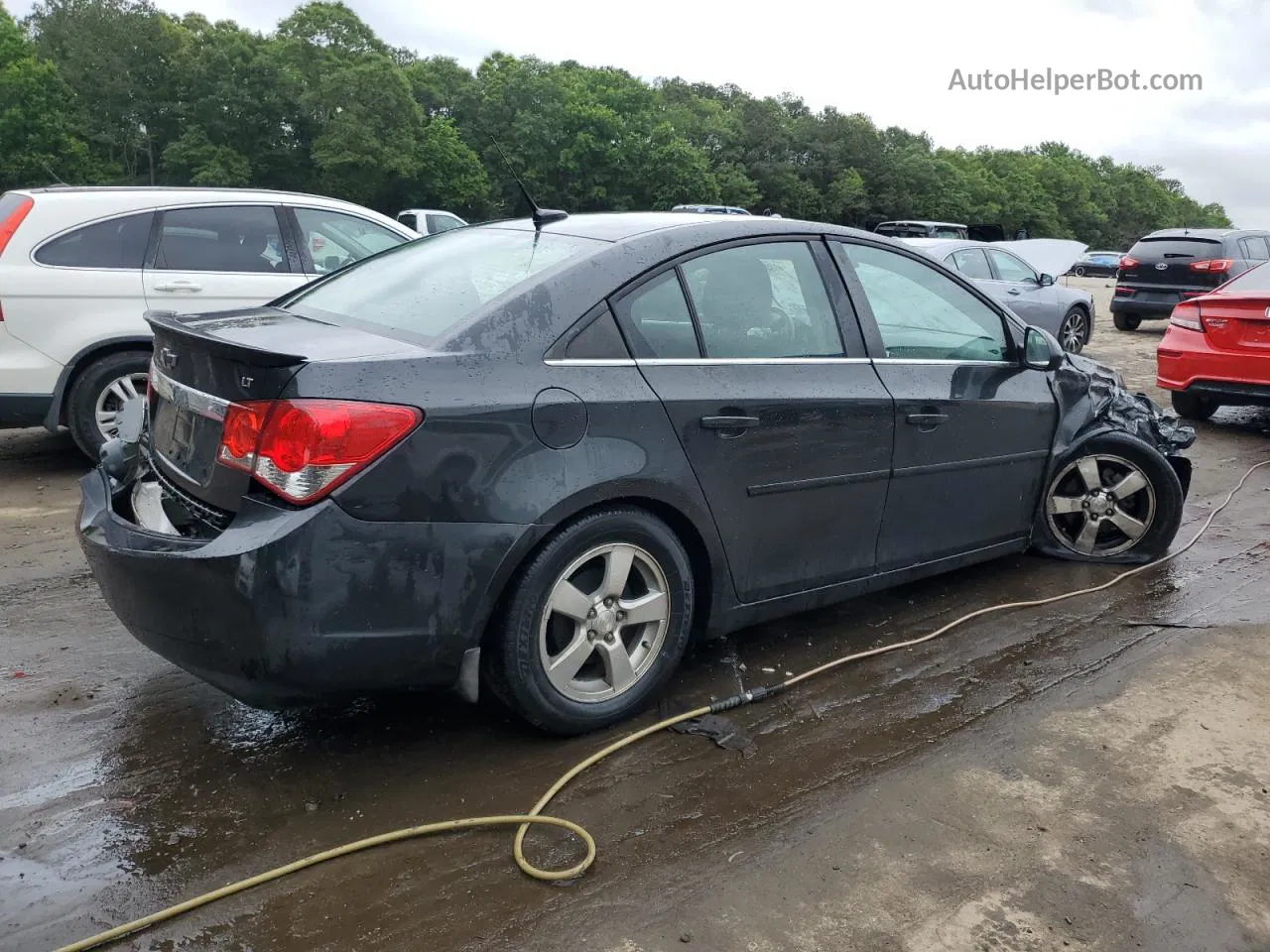 2013 Chevrolet Cruze Lt Black vin: 1G1PC5SB0D7149001