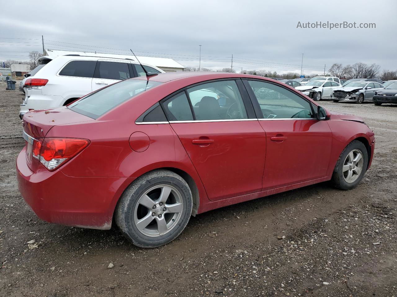 2013 Chevrolet Cruze Lt Красный vin: 1G1PC5SB0D7273317