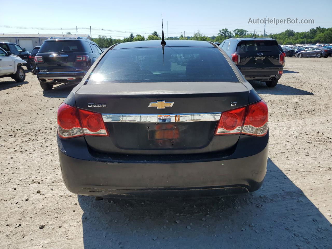 2013 Chevrolet Cruze Lt Black vin: 1G1PC5SB0D7284348