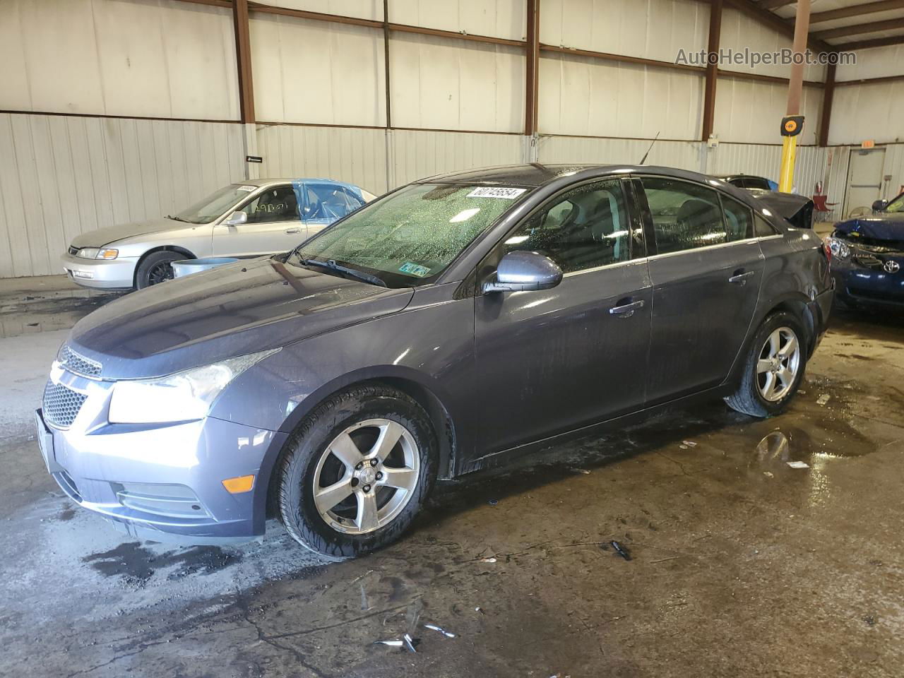 2013 Chevrolet Cruze Lt Blue vin: 1G1PC5SB0D7289713