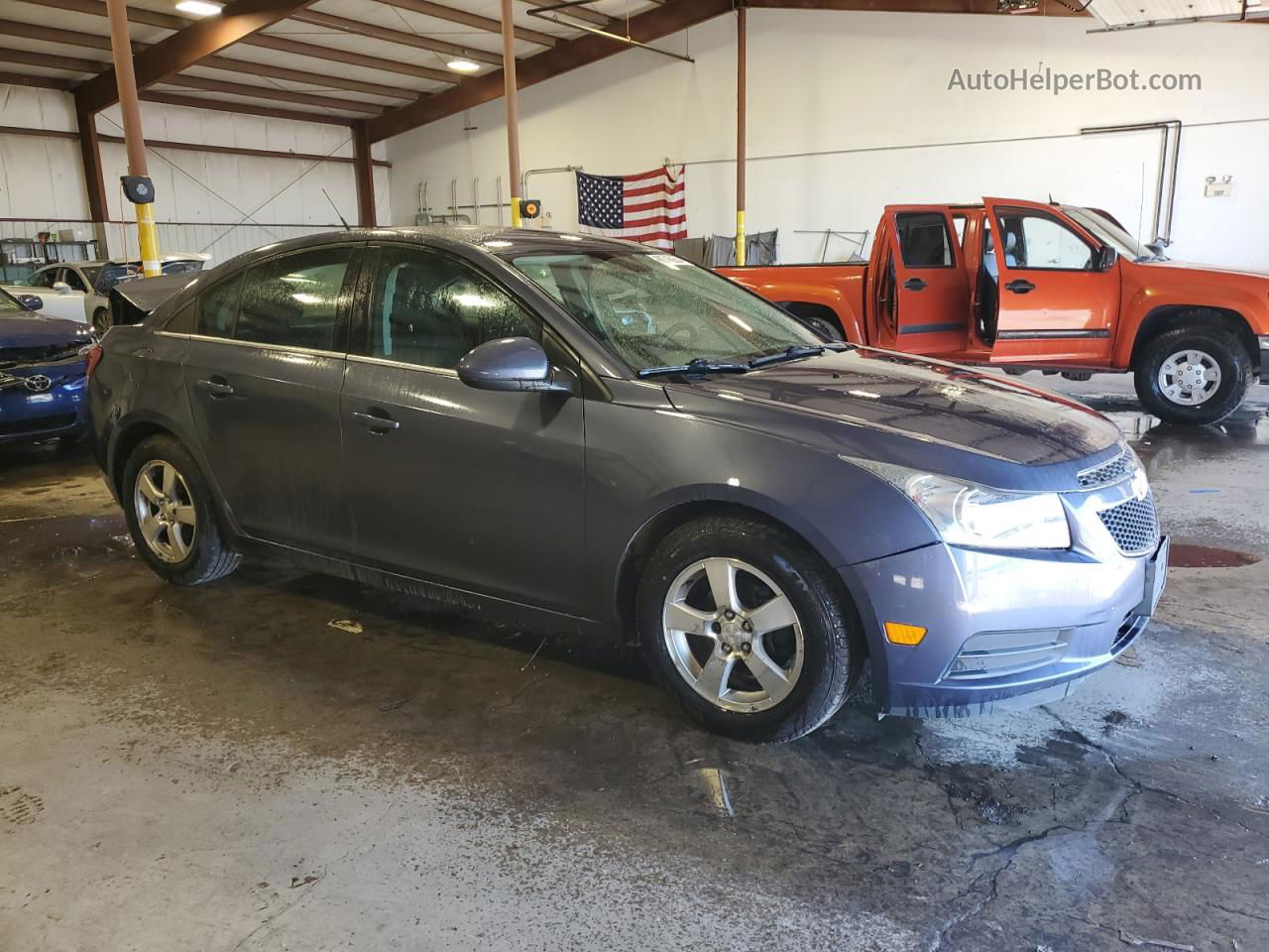 2013 Chevrolet Cruze Lt Blue vin: 1G1PC5SB0D7289713