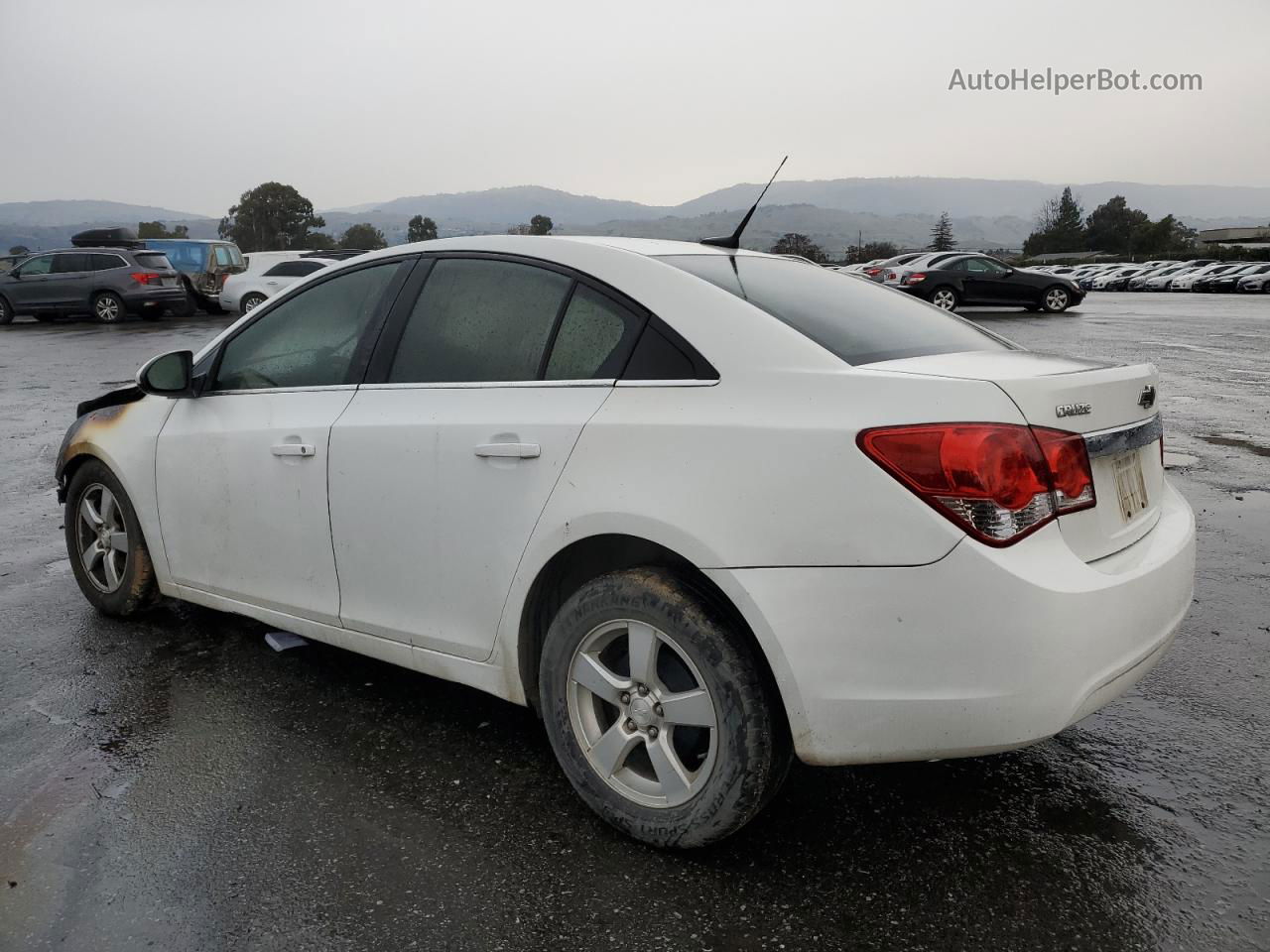 2013 Chevrolet Cruze Lt White vin: 1G1PC5SB0D7292482