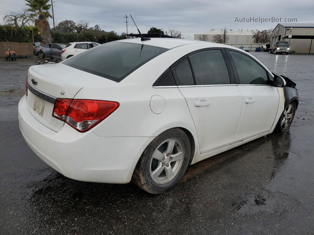 2013 Chevrolet Cruze Lt White vin: 1G1PC5SB0D7292482