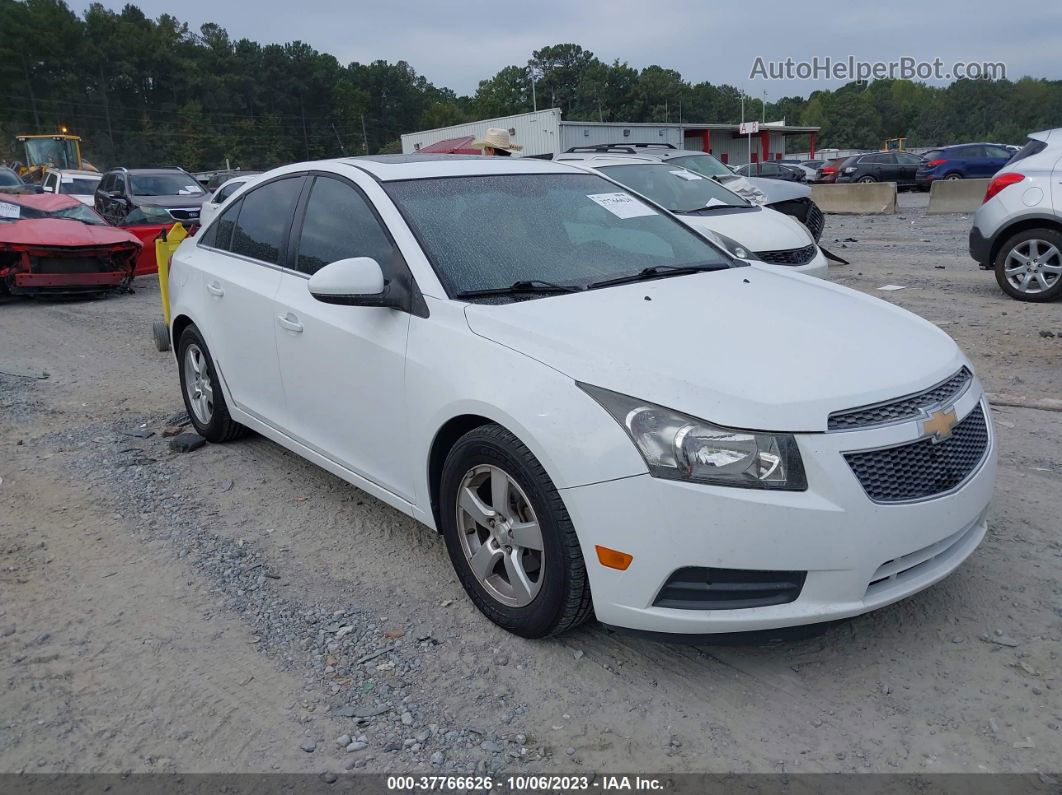 2013 Chevrolet Cruze 1lt Auto White vin: 1G1PC5SB0D7330034