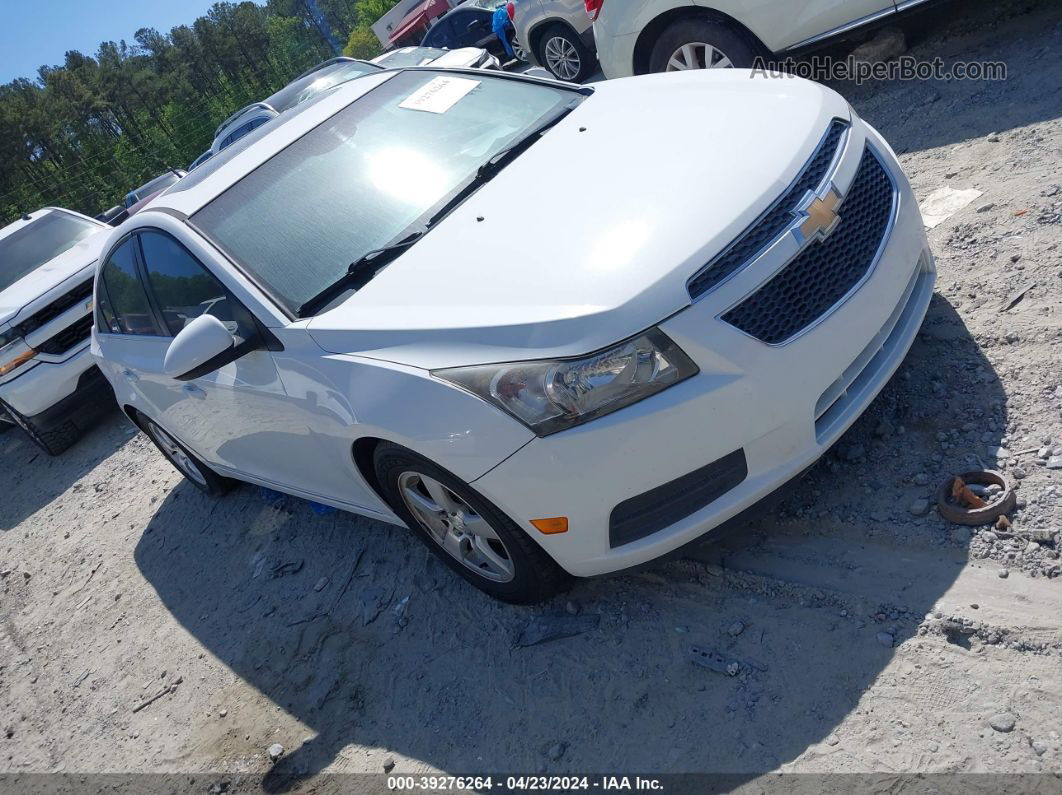 2013 Chevrolet Cruze 1lt Auto White vin: 1G1PC5SB0D7330034