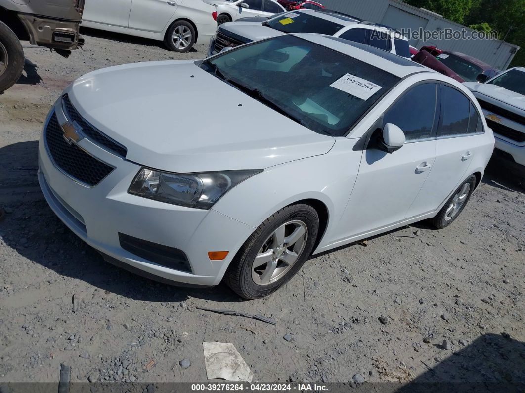 2013 Chevrolet Cruze 1lt Auto White vin: 1G1PC5SB0D7330034