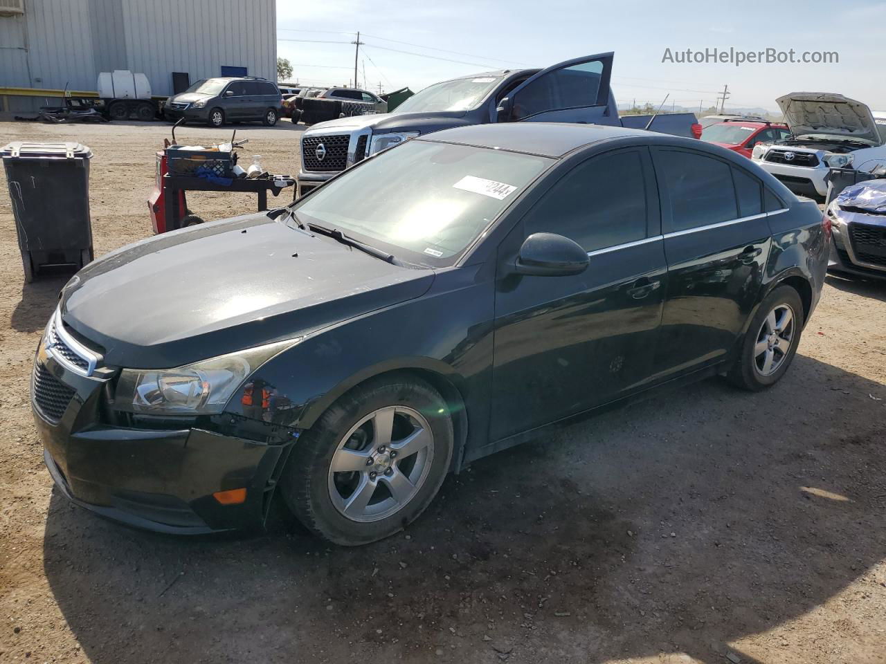 2014 Chevrolet Cruze Lt Black vin: 1G1PC5SB0E7179519